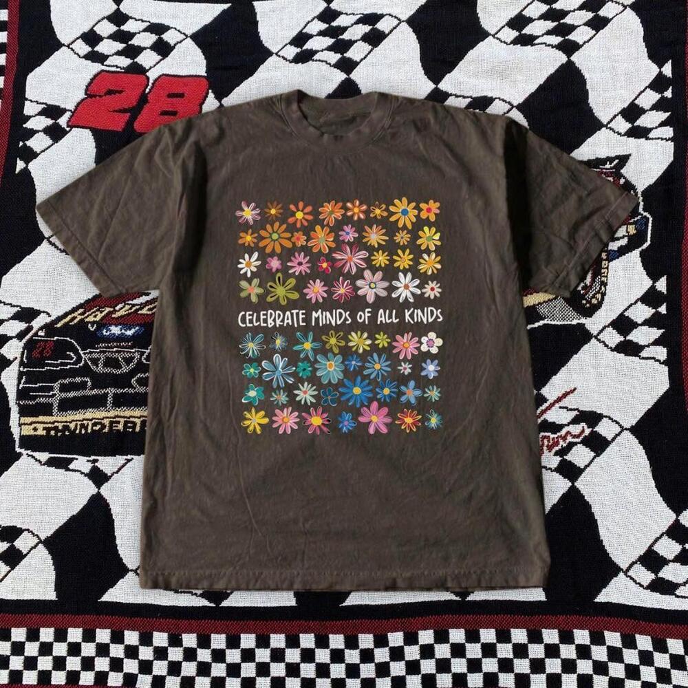 Graphic Tee With Celebrate Minds Of All Kinds